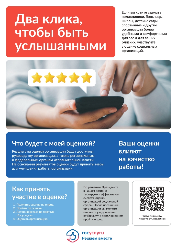 Тестируется эффективная система оценки организаций социальной сферы